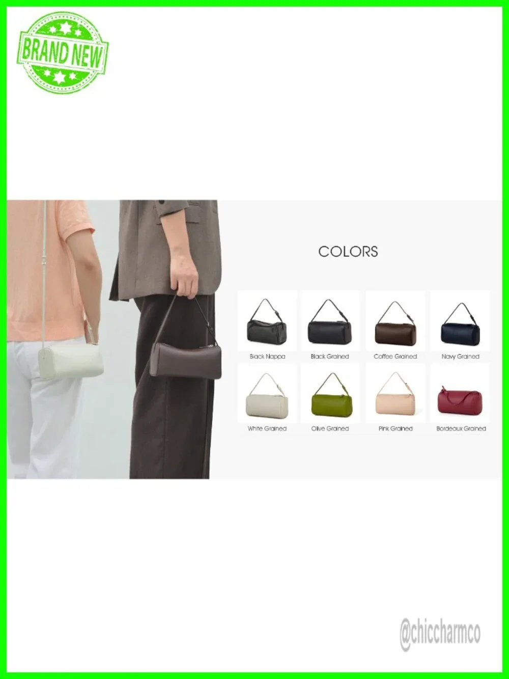 Full-Grained Leather Crossbody Hobo Bag Handmade Stitching Women